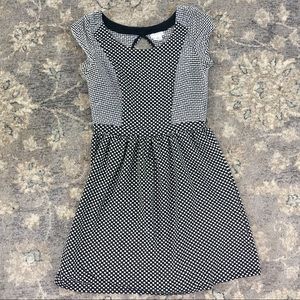 Cute black and white polka dot dress